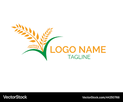 design farming agriculture log Vector Image